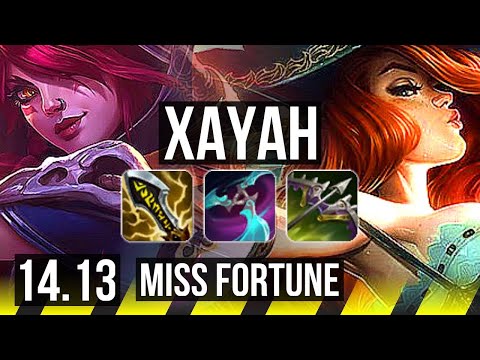 XAYAH & Nami vs MISS FORTUNE & Sona (ADC) | 1000+ games, Godlike, 12/4/8 | EUNE Master | 14.13