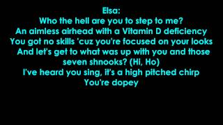 Snow White VS. Elsa Rap Battle Lyrics