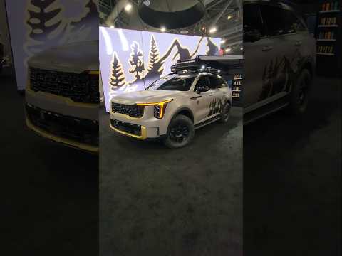 KIA gets rugged with off-road Sorento! #kia #kiasorento #sema2024 #coolcarsincoolcolors driveitout