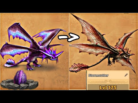 STORMCUTTER MAX LEVEL 175 TITAN MODE - Dragons: Rise of Berk