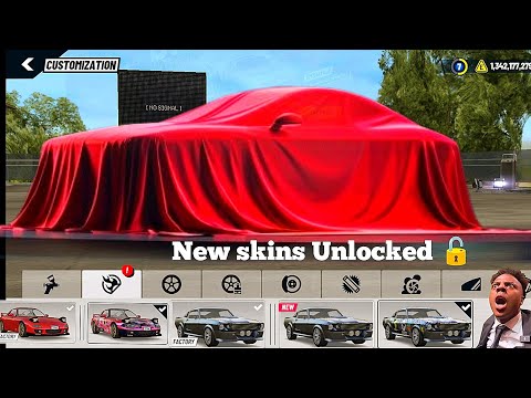 ALL New Car Skins Unlocked!! 🤯🤯 || Extreme Car Driving Simulator 2025!!