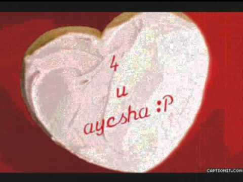 HAPPY BIRTHDAY TO YOU AYESHA :)