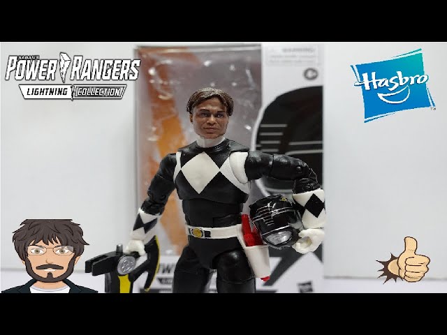 Vídeo relacionado con Power Rangers Lightning Collection Mighty Morphin Black Ranger - Figura de acción coleccionable de 6 pulgadas con accesorios
