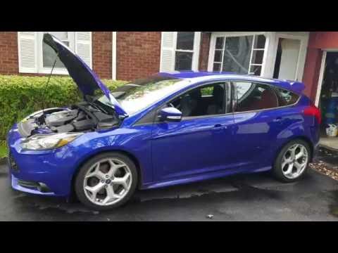 2013 Ford Focus ST Green Filter vs Stock Intake
