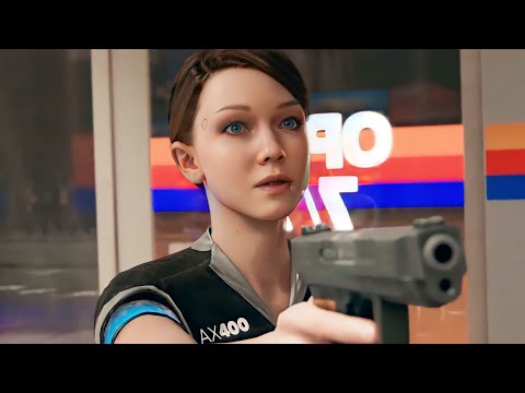 KARA ROBS THE STORE - DETROIT BECOME HUMAN GAMEPLAY