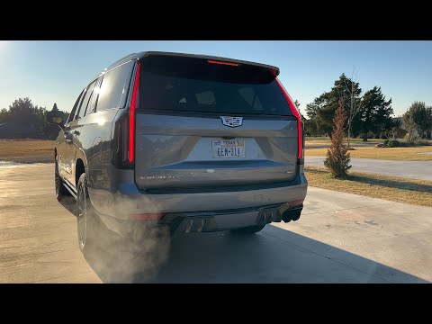 2023 Cadillac Escalade V - Exhaust Note and Engine Startup Sounds
