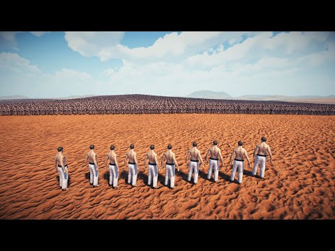 10 CHUCK NORRIS vs 1 MILLION ZOMBIES UEBS 2 Ultimate Epic Battle Simulator 2