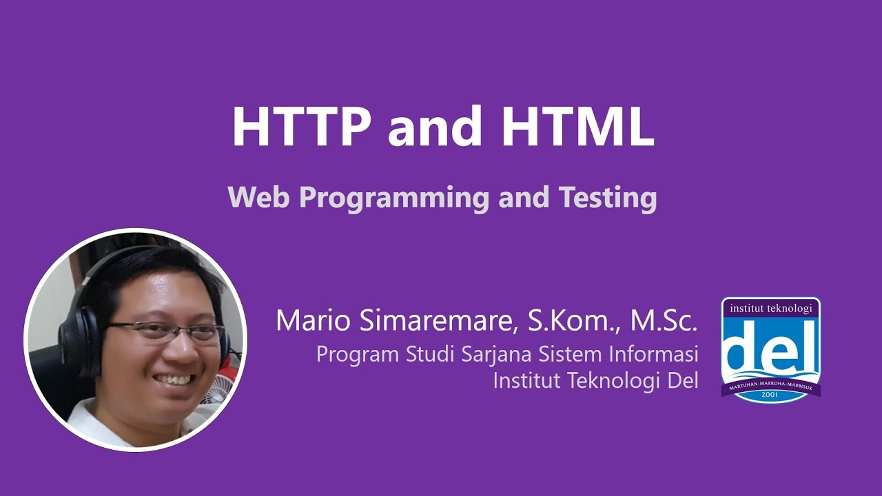 HTTP and HTML | Pemrograman dan Pengujian Aplikasi Web | Bahasa Indonesia
