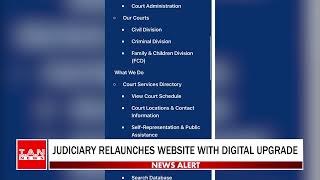 New judiciary website with improved access features