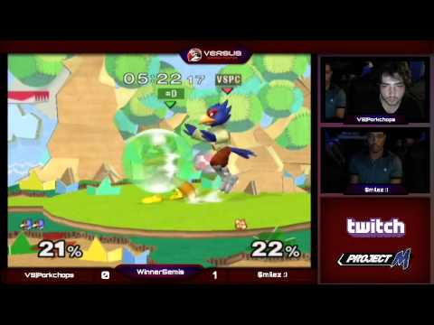 VS Weekly 9/25/14 - Winners Finals- VS|PorkChops (Falco) vs $milez :) (Fox) - SSBM