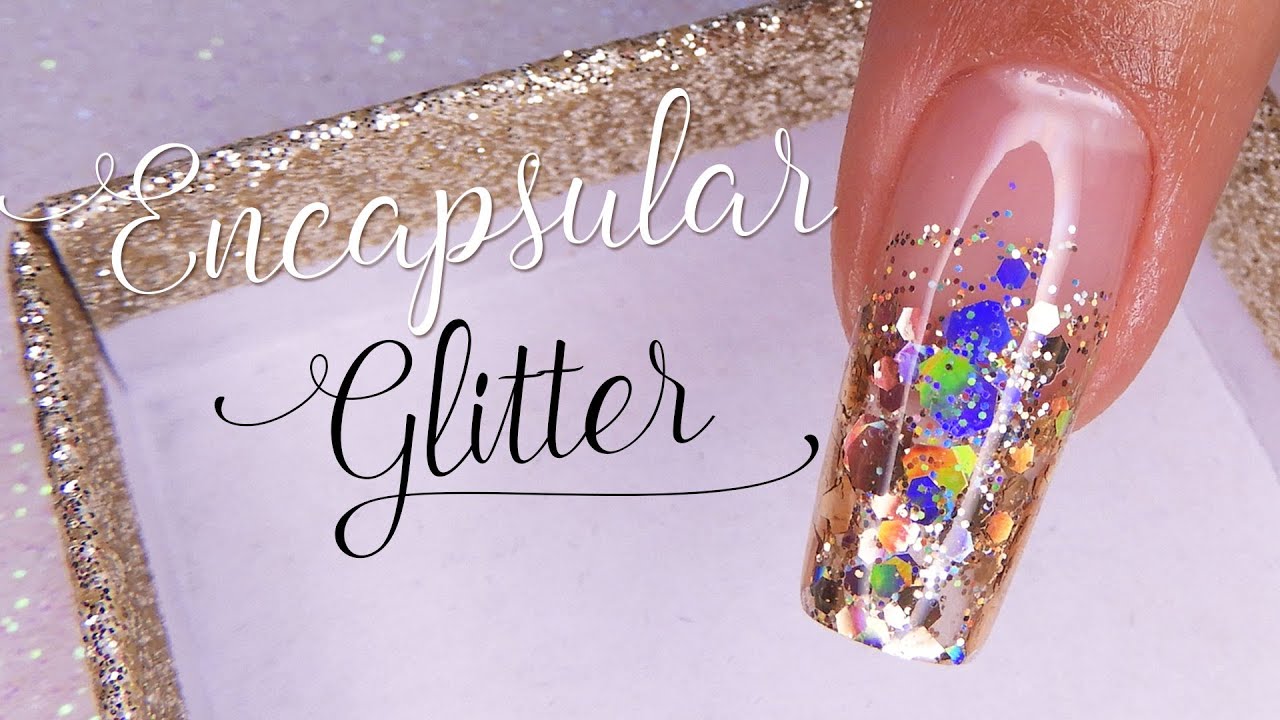 Como Fazer Unha Encapsulada Com Glitter Flocado (Degradê)
