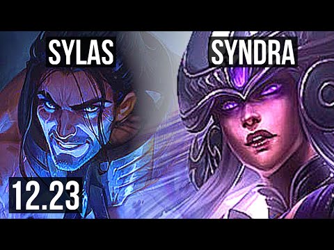 SYLAS vs SYNDRA (MID) | 6/0/5, 400+ games, Dominating | KR Grandmaster | 12.23