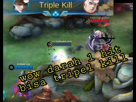 Wow darah 1 hit masih bisa tripel kill