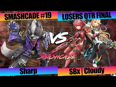 Smashcade #19 SSBU Ultimate- LQF: Sharp (Wolf) VS SBx | Cloudy (Pyra Mythra)