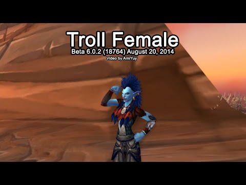 Warlords of Draneor Beta: [Model] Female Troll