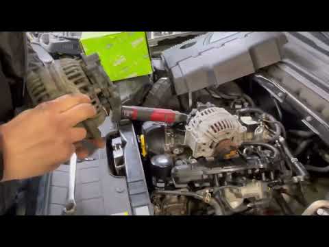 2.0t Audi VW BAD alternator failed & replaced / low battery light / voltage / not charging / screech