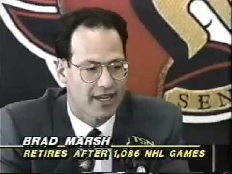 Brad Marsh Retires From NHL (1993)