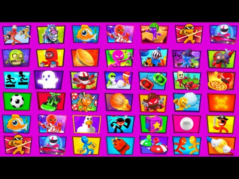 All Minigames in Stickman Party 1 2 3 4 Player Games Free