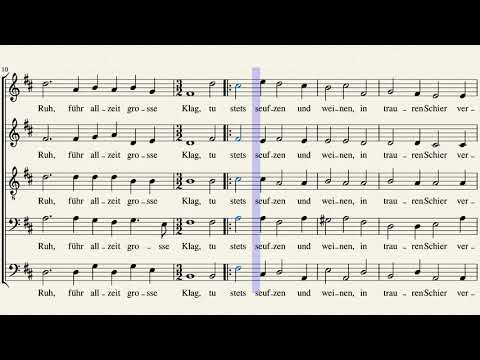 Mein G'müth ist mir verwirret by Hans Leo Hassler (1564-1612)