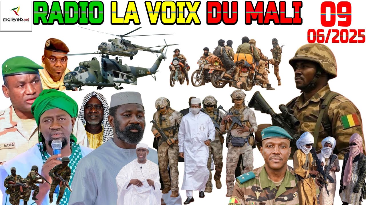 La Revue de Presse de la RADIO LA VOIX DU MALI du 09 Juin 2025