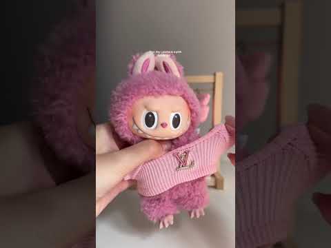 MY LABUBU IS A PINK LUXURY GIRL😌✨ #labubu #popmart #shorts