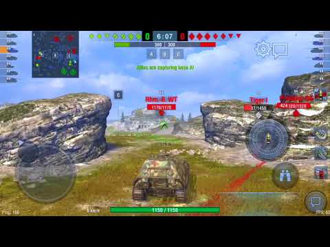 World of Tank Blitz: Jagdpanther II Gameplay