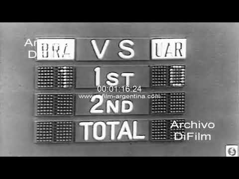 Brazil vs Egypt - Soccer Group C - Summer Olympic Games 1964 ARCHIVE FOOTAGE