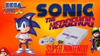 Sonic The Hedgehog on the Super Nintendo