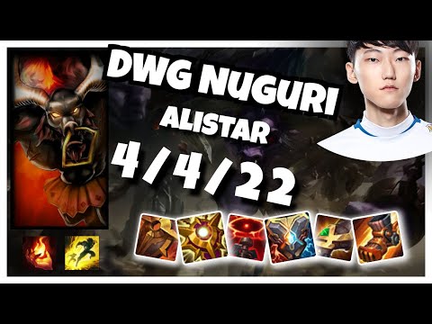 Alistar vs Pantheon DWG Nuguri SUPPORT (4/4/22) - v10.25