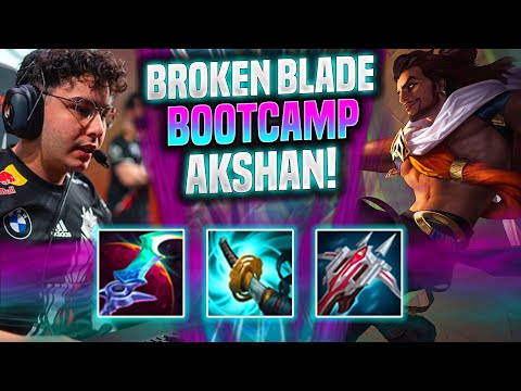 BROKEN BLADE HARD CARRY WITH AKSHAN IN KOREA BOOTCAMP! - G2 Broken Blade Plays Akshan Top vs Poppy!