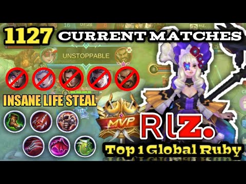 DELETE META HEROES! Offlane Ruby Perfect Rotation | Top 1 Global Ruby ʀιz. || MLBB XTV
