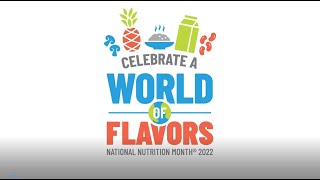 President’s Welcome: National Nutrition Month® 2022