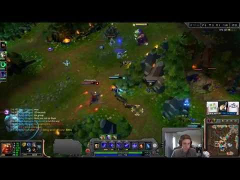 Bjergsen Gragas vs Kayle [Challenger Ranked solo queue mid]