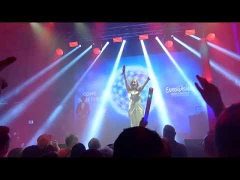 Eneda Tarifa: EuroClub sings refrain of Albania's "Fairytale" at Eurovision 2016 | wiwibloggs