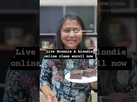 #brownie #brownies #blonde #onlineclasses #baking #jineshcookingclasses