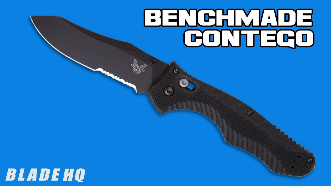 Benchmade Osborne 810BK Contego AXIS Lock Knife Black G10 (4" Black)