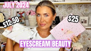 July 2024 EYESCREAM BEAUTY BOX | EYESCREAM BEAUTY BAG UNBOXING | HOTMESS MOMMA MD