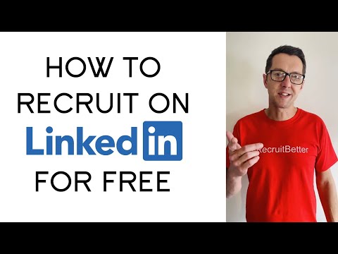 How to recruit on Linkedin for free - an introduction