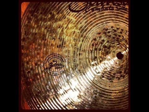 Drummer Jai Es and Samsun Cymbals 18" Raw Zebra Demo