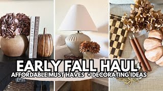 NEW! FALL DECOR HAUL🍂| Cozy Fall Must Haves For 2025 + Early Fall Decorating Ideas