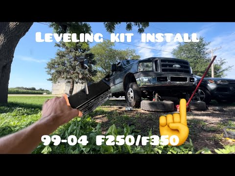 99-04 F250 F350 Super Duty Leveling Kit Install