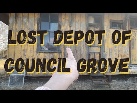 Abandoned Missouri Pacific Railroad Depot - Council Grove Kansas