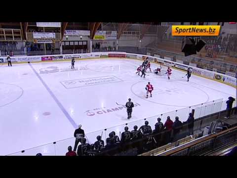 Serie A: HC Gherdeina - Mailand 3:4 n.P., 9.10.2014