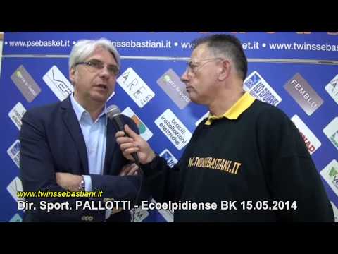 Intervista Dir Sport  PALLOTTI - Ecoelpidiense BK 15/05/2014