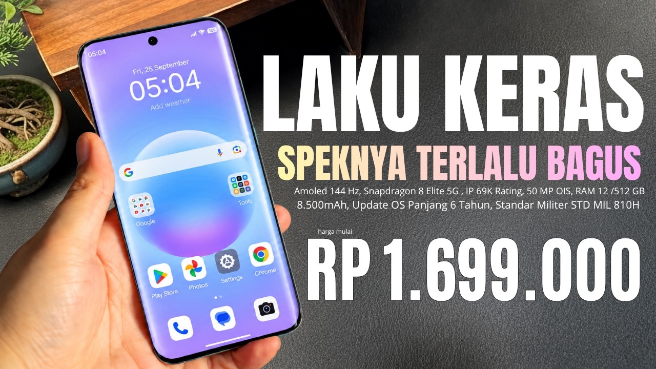 BARU LAUNCHING LANGSUNG LUDES‼️8500mAh, RAM 12/512 GB - HP PALING LARIS AKHIR TAHUN 2026