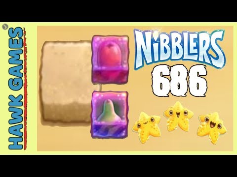 Fruit Nibblers Level 686 - 3 Stars Walkthrough, No Boosters