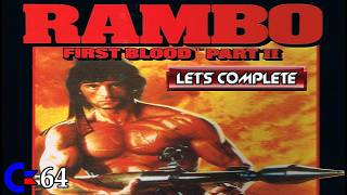 LET'S LONGPLAY: RAMBO II (C64 - With Commentary)