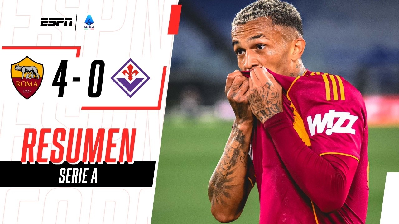 LA ROMA GOLEÓ A FIORENTINA Y QUEDÓ A UN PASO DE LA PRÓXIMA CHAMPIONS | Roma 4-0 Fiorentina | RESUMEN
