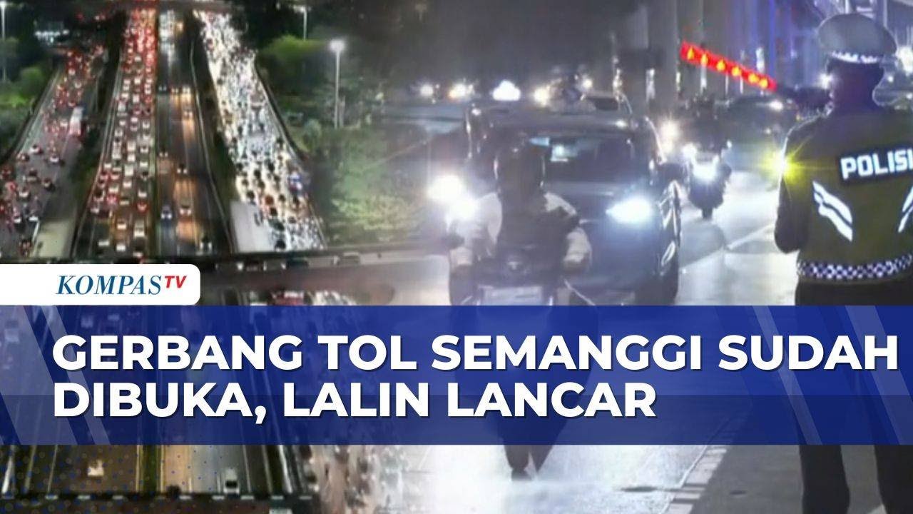 Gerbang Tol Semanggi 1 Kembali Dibuka, Arus Lalu Lintas Mulai Lancar