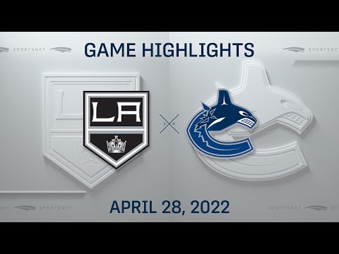 NHL Highlights | Kings vs. Canucks - Apr. 28, 2022